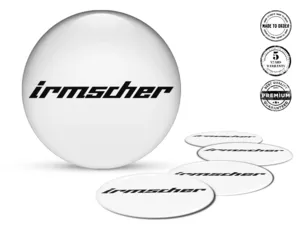 Irmscher Ruota Decalcomanias Stile Badge Silicone Esclusivo